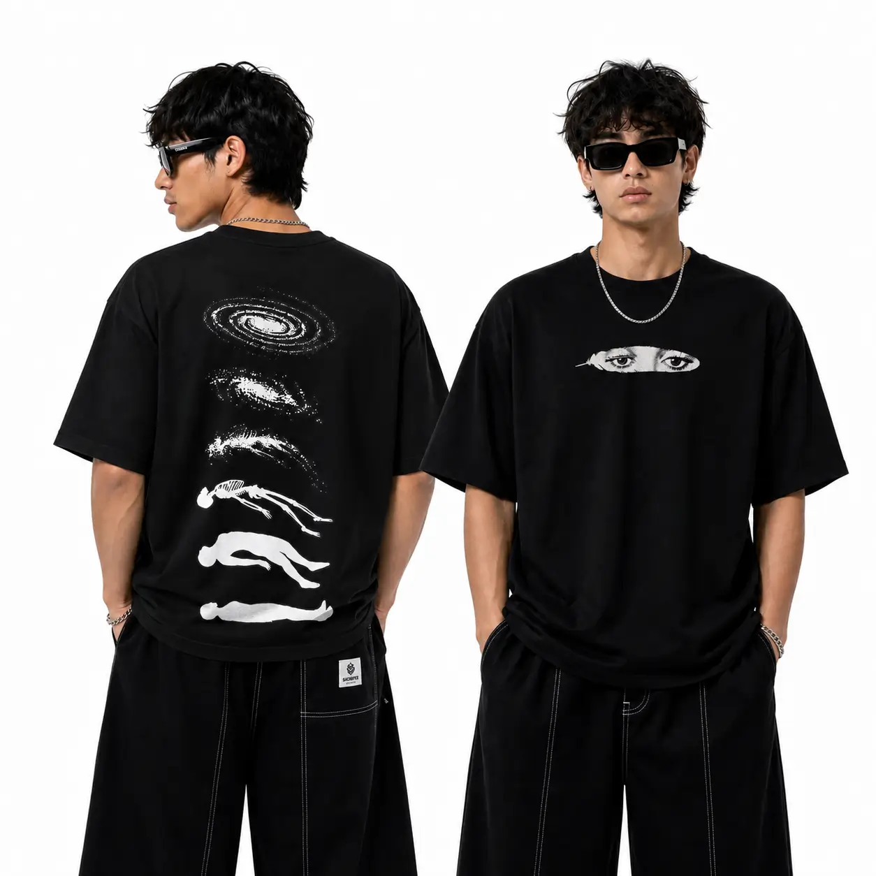 Universe black tee